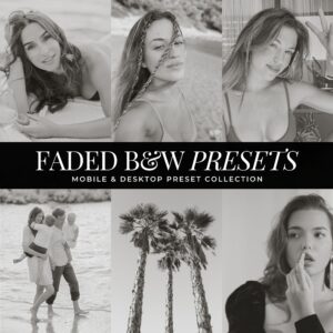 Faded Black & White Preset Collection By Primosy