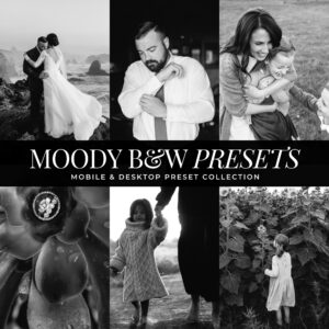 Moody Black & White Preset Collection By Primosy