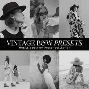 Vintage B&W Preset Collection By Primosy