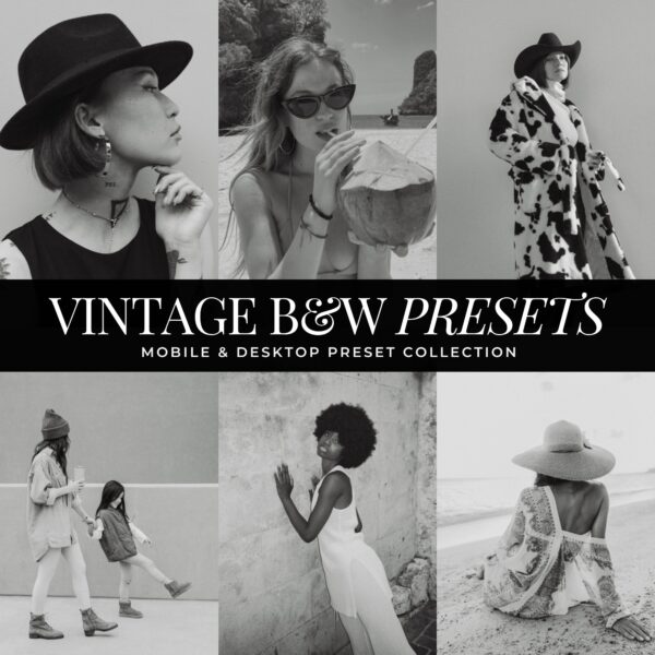 Vintage B&W Preset Collection By Primosy