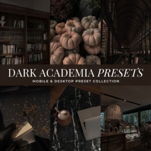 Dark Academia Preset Collection By Primosy