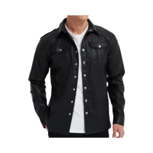 Primosy Men's Faux Leather Jacket